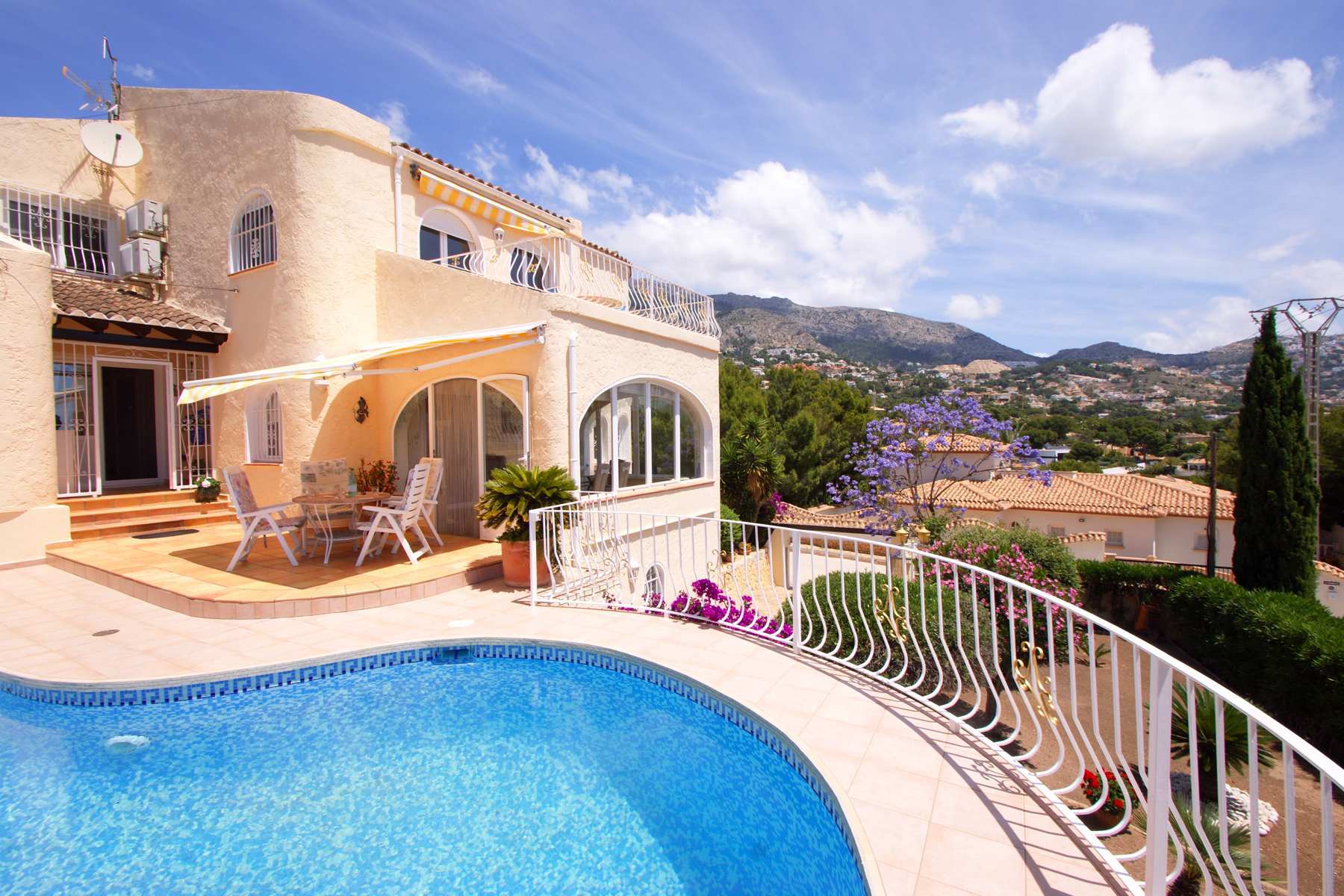 Maravillosa Villa en la Sierra de Altea con vistas al mar.